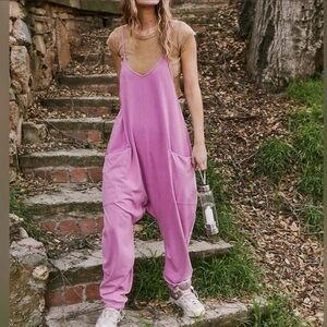 NEW Free People Hot Shot Onesie Raspberry Punch XS